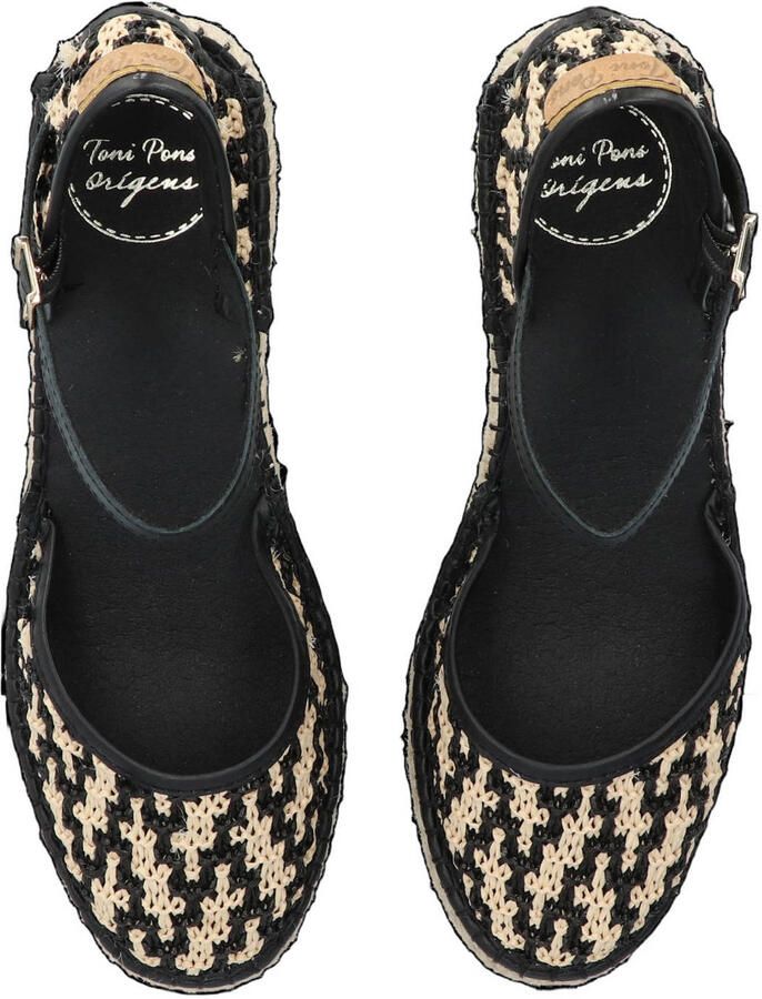 Toni Pons Sonia espadrilles zwart beige - Foto 3