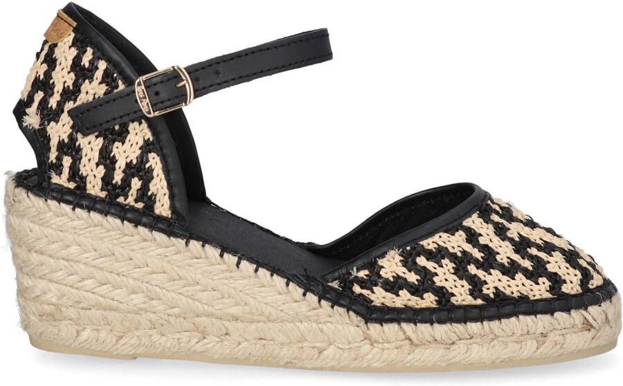 Toni Pons Espadrille met sleehak voor dames van gevlochten raffia SONIA-RP