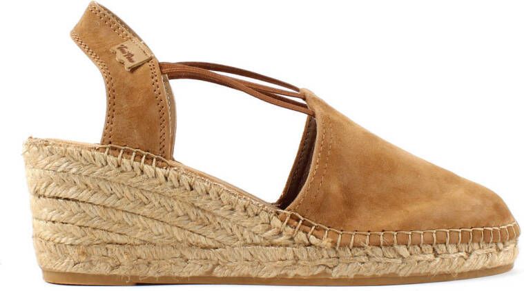 Toni Pons Tremp suède espadrilles cognac