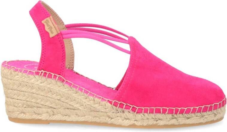 Toni Pons Tremp suède espadrilles fuchsia