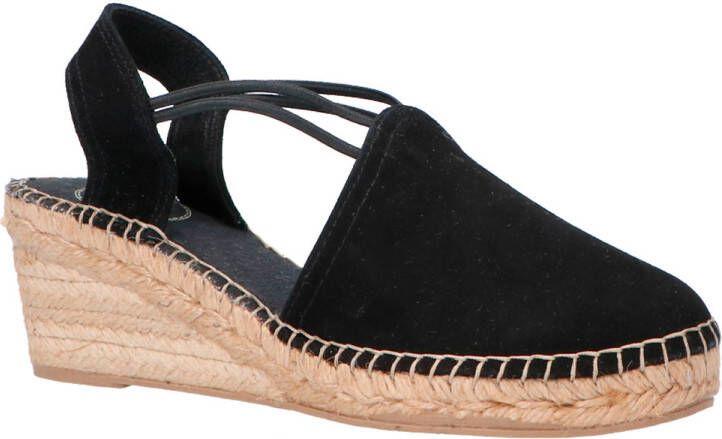 Toni Pons Espadrille Tremp Espadrilles zwart Suede Dames