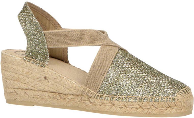 Toni Pons Triton Dames Espadrilles Caqui Groen Textiel TRITONcaqui