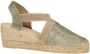 Toni Pons Triton Dames Espadrilles Caqui Groen Textiel TRITONcaqui - Thumbnail 1