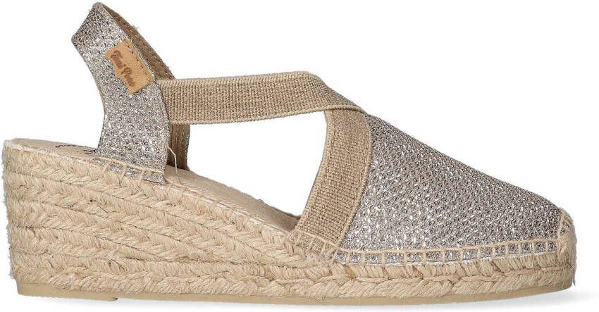 Toni Pons Triton espadrilles zilver