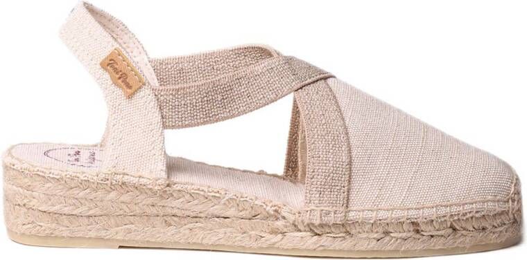Toni Pons Verdi-V Sandalen Touwzool Gebroken wit