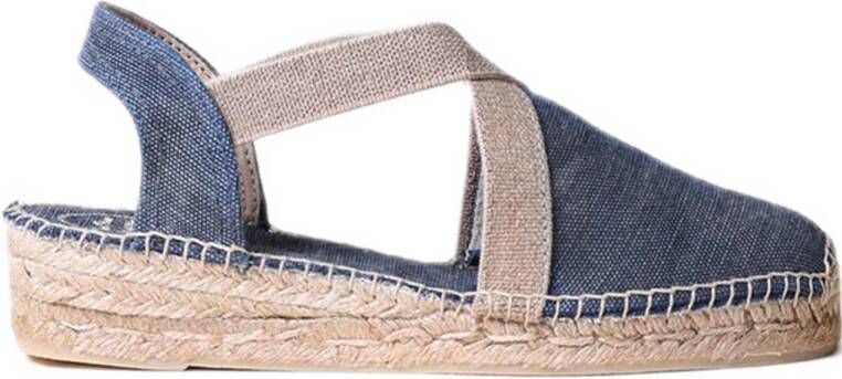 Toni Pons Verdi-V Dames Espadrilles Mari Blauw Canvas VERDIVmari