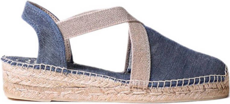 Toni Pons Verdi-V Dames Espadrilles Mari Blauw Canvas VERDIVmari