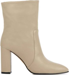 Toral 12713 leren enkellaarzen off white