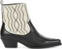 TORAL Enkellaarsjes Dames Blues Maat: 39 Materiaal: Leer Kleur: Zwart - Thumbnail 1