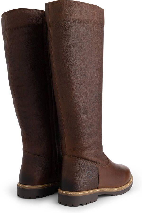 Travelin ' Dyreborg Dames Hoge laarzen Wolgevoerd Donkerbruin - Foto 2