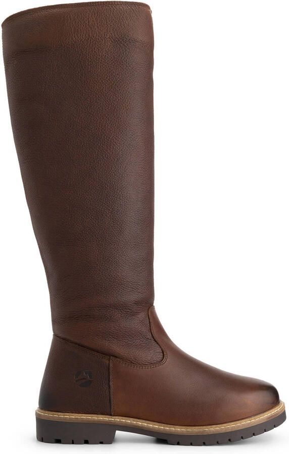 Travelin ' Dyreborg Dames Hoge laarzen Wolgevoerd Donkerbruin - Foto 3