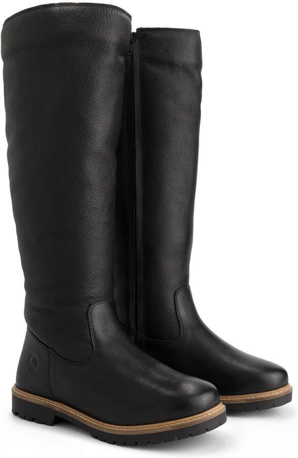 Travelin ' Dyreborg Dames Hoge laarzen Wolgevoerd Zwart