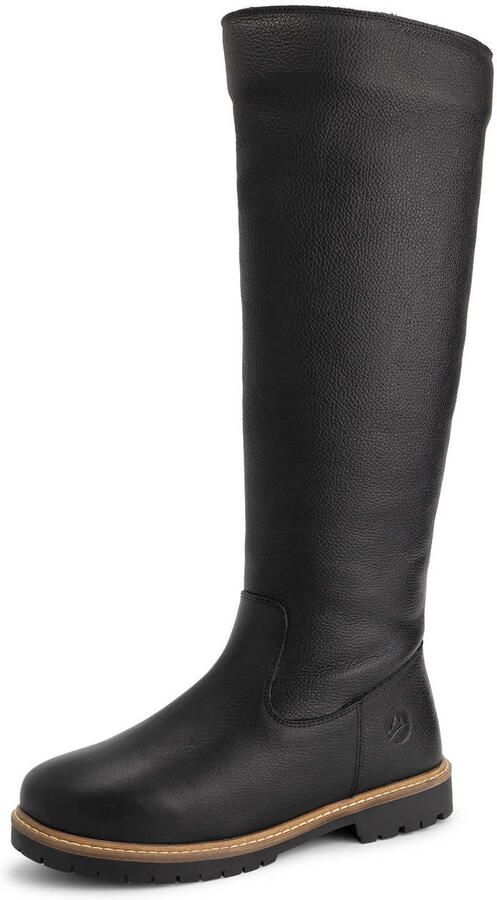 Travelin ' Dyreborg Dames Hoge laarzen Wolgevoerd Zwart - Foto 3