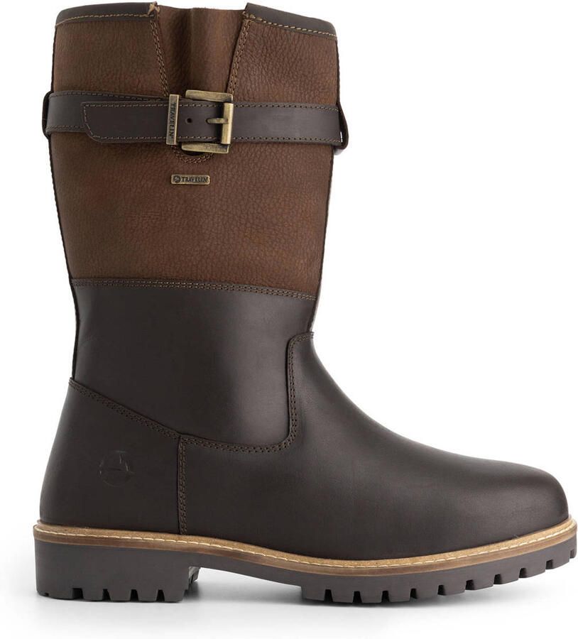 Travelin ' Fjaere Heren Outdoorlaarzen Waterdicht Donkerbruin