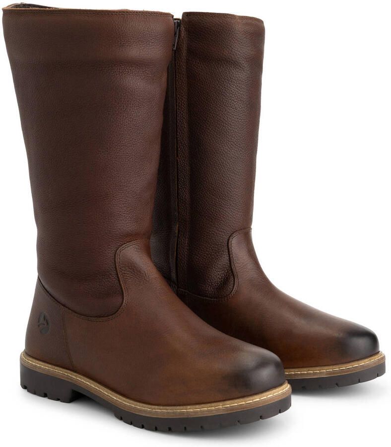 Travelin ' Forde Dames Hoge laarzen Wolgevoerd Donkerbruin - Foto 2