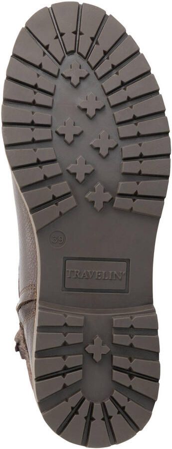 Travelin ' Tanae Dames Laarzen Wol Vilt Donkerbruin - Foto 3