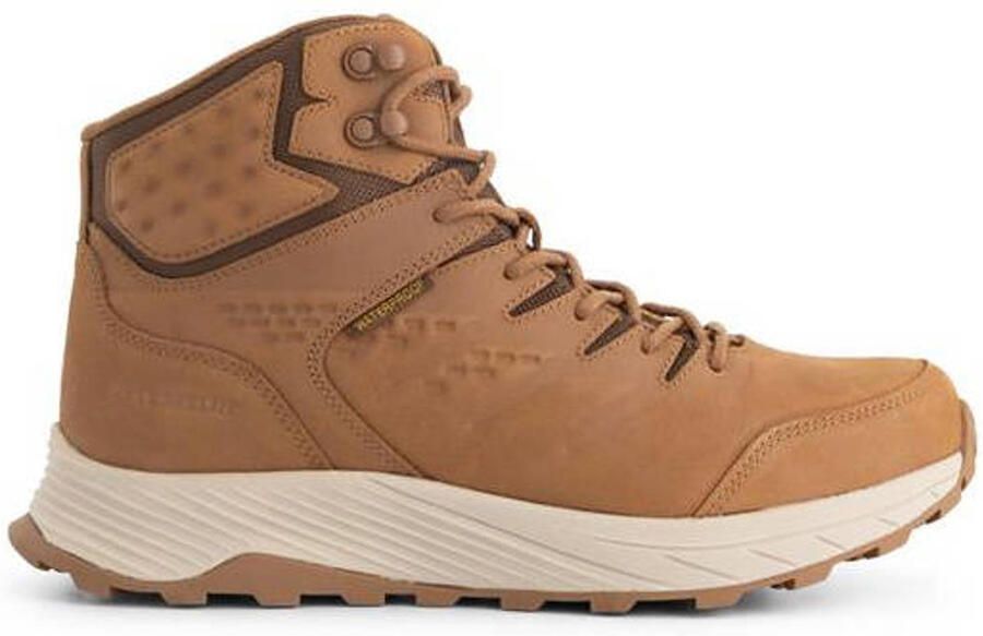 Travelin ' Hirtshals Heren Halfhoge wandelschoenen Waterdicht Cognac