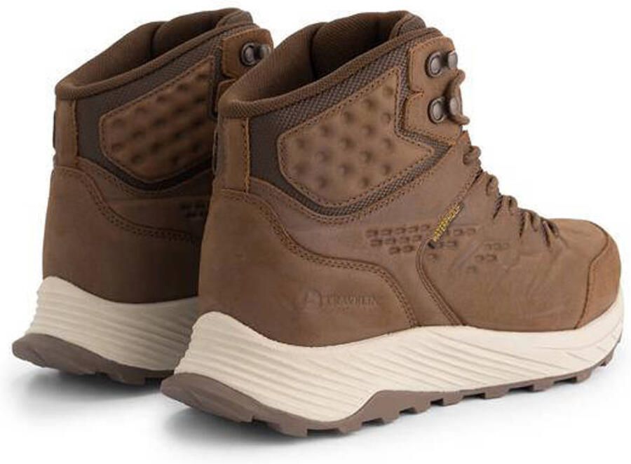 Travelin ' Hobro Dames Halfhoge wandelschoenen Waterdicht Donkerbruin - Foto 2