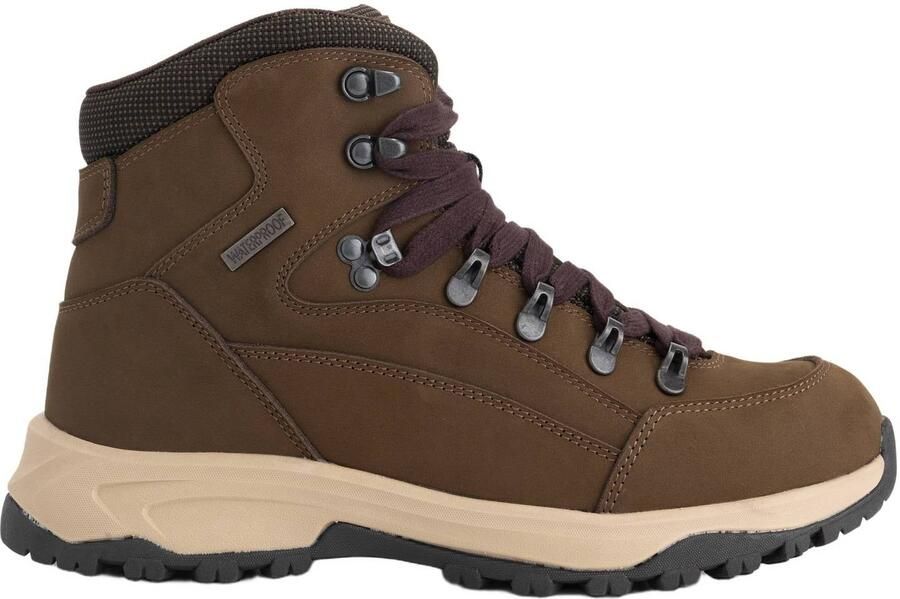Travelin ' Mala Dames Halfhoge wandelschoenen Waterdicht Bruin