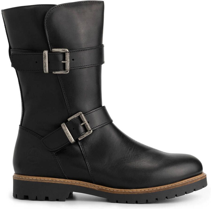 Travelin ' Sogne Dames Biker boots Wolgevoerd Zwart