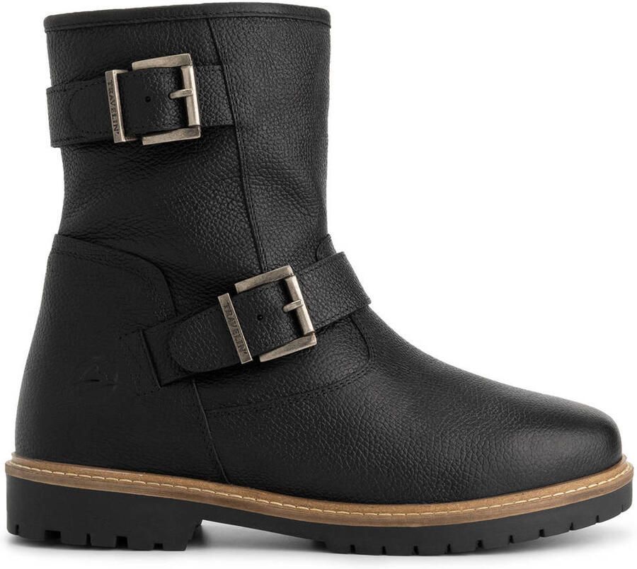 Travelin ' Trustrup Dames Biker boots Wolgevoerd Zwart