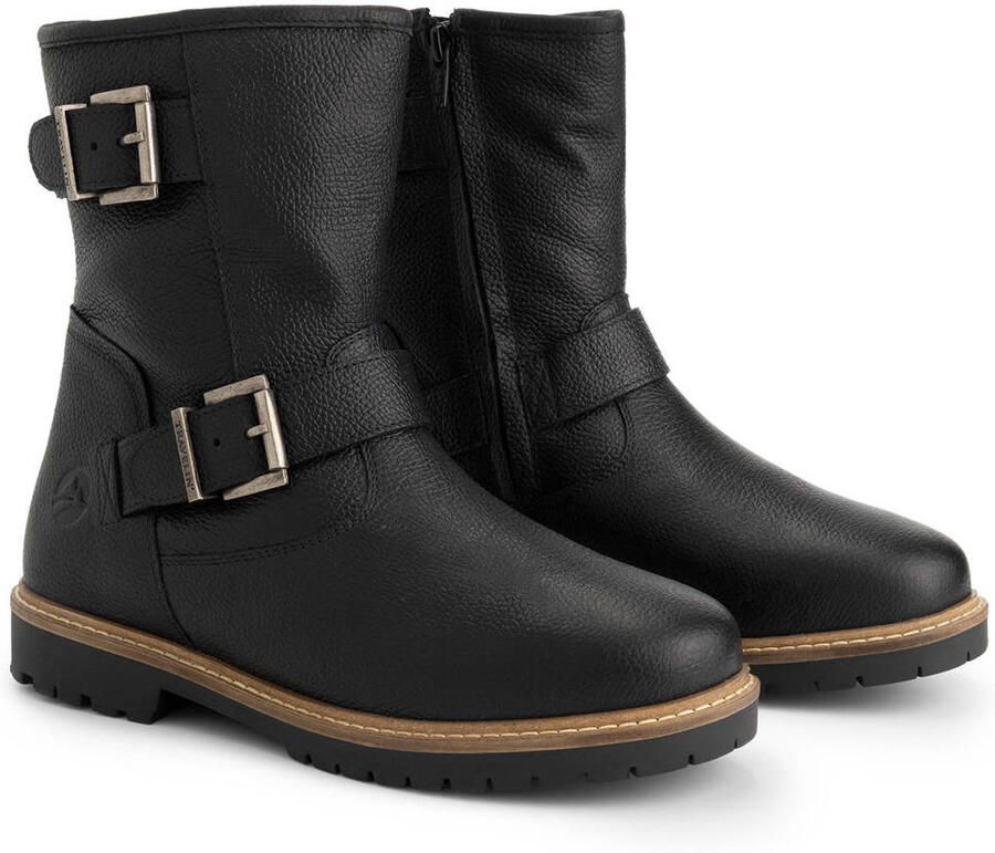 Travelin ' Trustrup Dames Biker boots Wolgevoerd Zwart - Foto 3
