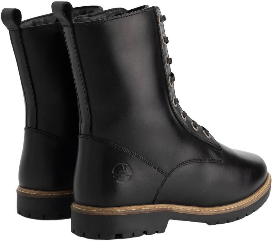 Travelin ' Trysil Dames Veterboots met rits Wol gevoerd Zwart - Foto 2