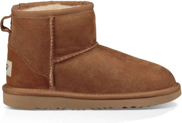 Ugg Classic Mini II suède enkelboots camel Bruin Suede 33.5