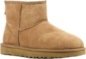 UGG Vrouwen Suède Enkellaarsjes Laarzen Damesschoenen 1016222 Cognac