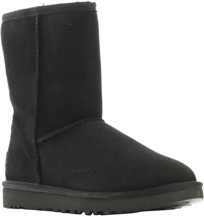 UGG Classic Short suède enkelboots zwart