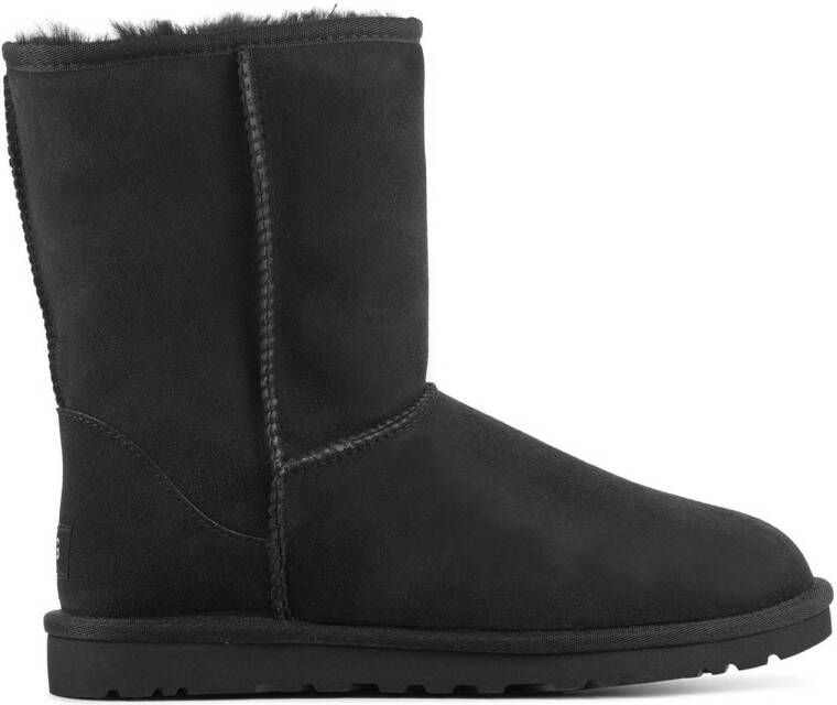 UGG Classic Short suède enkelboots zwart