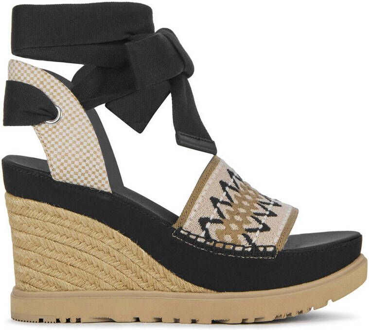 Ugg Abbot-sandaal met wikkelband voor Dames in Black - Foto 1