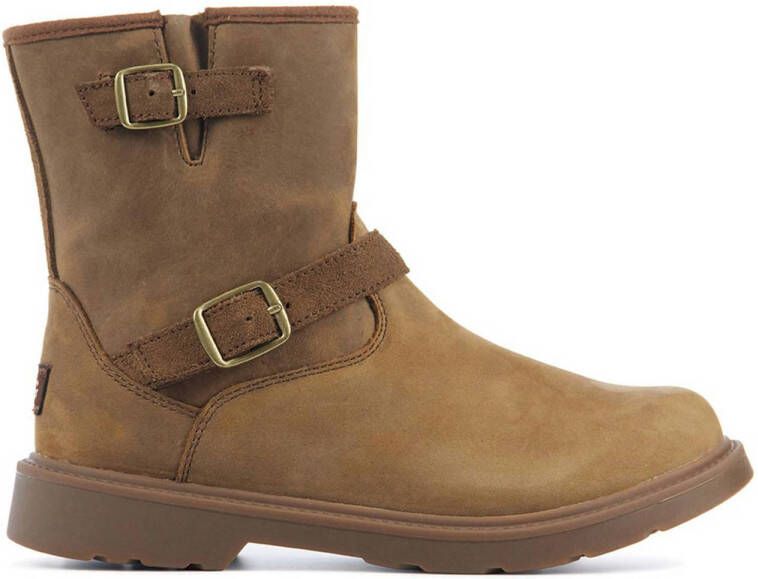 UGG Leren Boots Enkellaarsjes Kinderschoenen Model 1117628K Bruin -  Schoenen.nl
