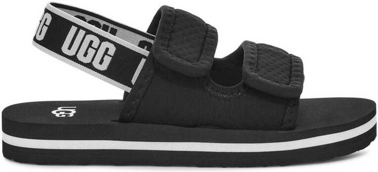 Ugg Lennon sandalen zwart Jongens Textiel Logo 32.5