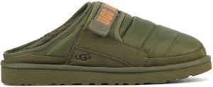UGG Pantoffels Heren Sloffen Instappers Canvas Harde zool Open hiel 1133351 Groen