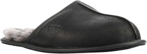 UGG Pantoffels Heren Sloffen Instappers Wol Harde zool Open hiel 1108192 Zwart