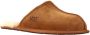 UGG Pantoffels Heren Sloffen Instappers Wol Harde zool Open hiel 1101111 Cognac - Thumbnail 2