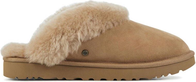 UGG suede pantoffels cognac