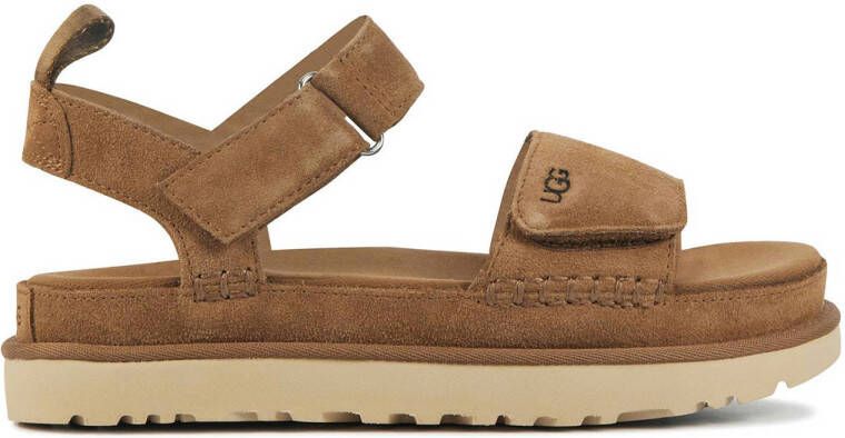 UGG Plateausandalen W GOLDENSTAR plateausandaal sandaal met klittenbandsluiting