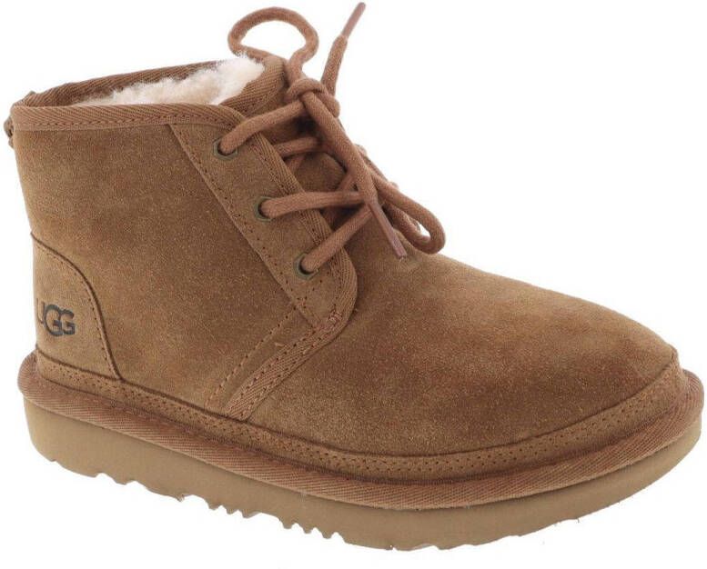 Ugg Neumel II suède veterboots camel Bruin Jongens Suede 32.5