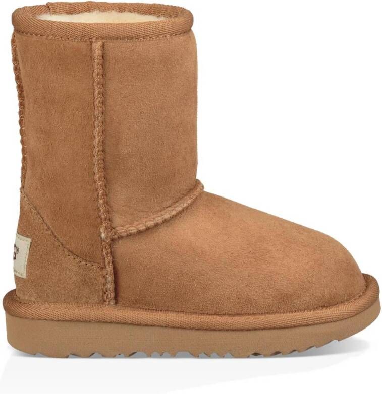 Ugg Classic ll suède enkelboots camel Bruin Suede Effen 33.5