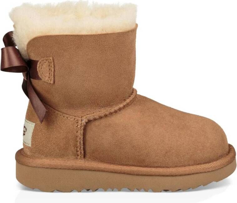 UGG Mimi Bailey Bow II suède enkelboots camel