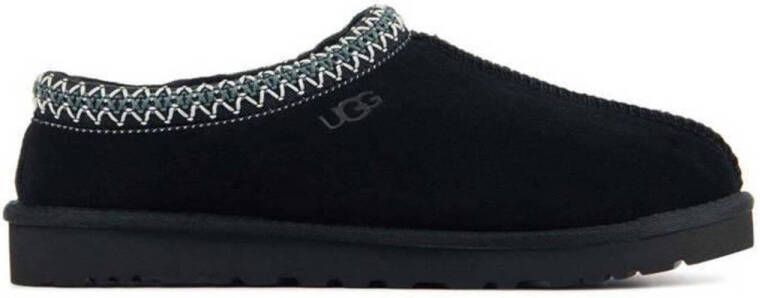 UGG Pantoffels Heren Sloffen Instappers Suède Harde zool Dichte hiel 5950 Zwart