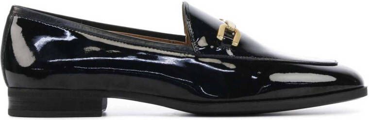Unisa Vrouwen Leren Instapschoenen Damesschoenen Instapper Daimiel lak Zwart  - Schoenen.nl