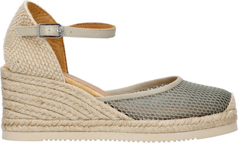 Unisa leren espadrilles groen