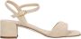 Unisa leren sandalettes beige - Thumbnail 1