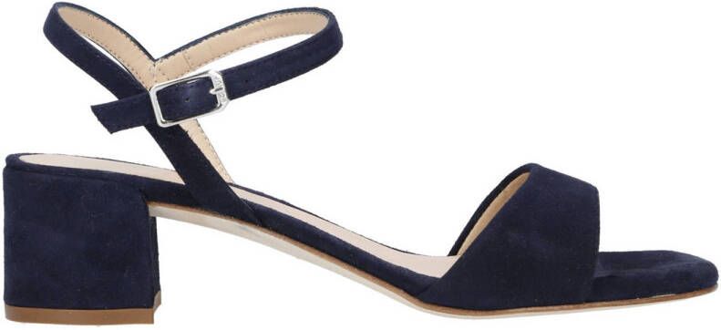 Unisa leren sandalettes donkerblauw