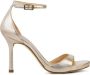 Unisa Pumps Stiletto Dames Damesschoenen Leer Sleehak hoogte Yasu met Goud - Thumbnail 1