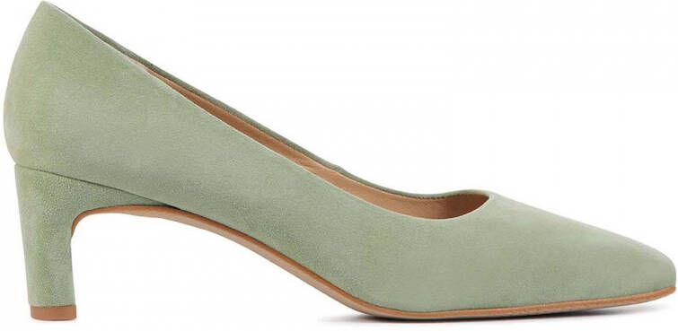 Unisa Dames Pumps Damesschoenen Suède Geen hoogte 2 cm Lesat Groen -  Schoenen.nl