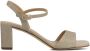 Unisa Sandalen Dames Damesschoenen Leer Glitter Blokhak hoogte Moraty Goud - Thumbnail 1